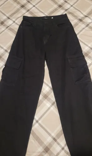 Calça cargo preta 38 youcom