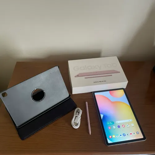 Tablet Samsung Galaxy Tab S6 Lite 2024 Nota Fiscal, Caneta S Pen, Caixa e Capinha de Couro