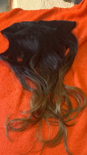 Cabelo humano na tela