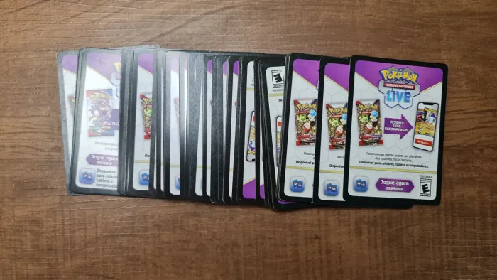 Cartas Pokémon - códigos cards