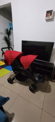 ? Carrinho de Gêmeos Multikids Baby Duo BB529 | Excelente Estado | R$ 700