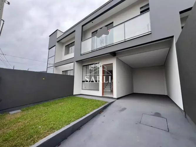 Sobrado Novo cSobrado para venda com 80 metros quadrados com 2 quartos em Forquilhas - São