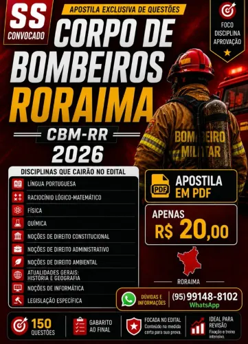Apostila de 150 questoes dos bombeiros