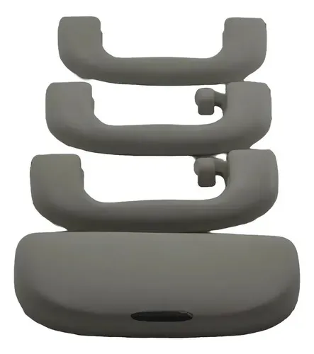 Kit Puxador Alça Pqp E Porta Óculos Teto Gm Meriva Original Cinza