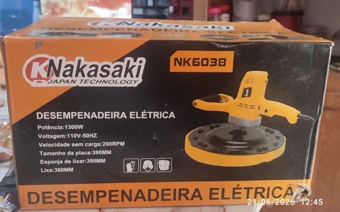 Desempenadeira elétrica