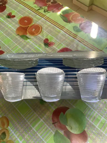 Conjunto antigo de xícaras para chá Crystal line da Wheaton!