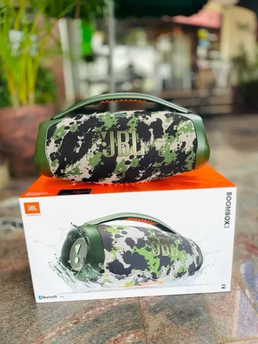 Caixa de som JBL Boombox 3 - Camuflada Verde
