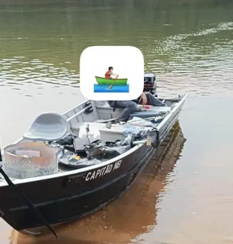 Barco borda alta, motor Mercury 