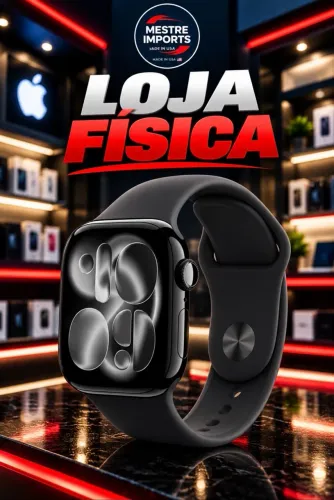 Apple Watch Séries 11 46MM (NOVO) LACRADO LOJA FÍSICA + NOTA