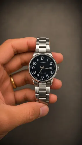 Casio MTP-V002D-1B3 - Black 