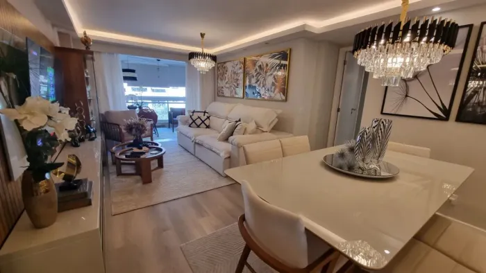 Espetacular apartamento no condomínio La Place com 110 m², 3 quartos e 2 vagas.