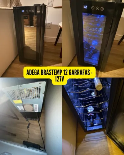 Adega Brastemp 12 Garrafas - 127V - Porta de Vidro