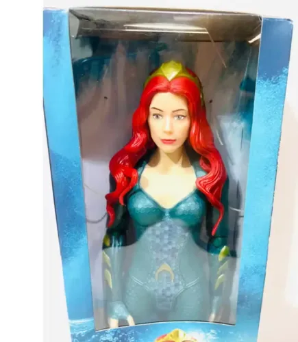 Boneca RARA USADA COM CAIXA Mera 30cm - Aquaman - DC - Action Figure - 1:6