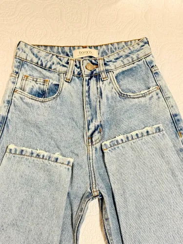 CALÇA JEANS BORANA MOM FEMININA TAMANHO 34 - NOVA, NUNCA USADA