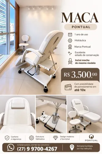 Maca Hidráulica para Estética 
