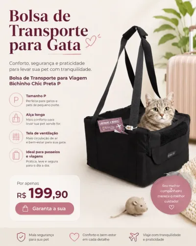 Bolsa de transporte pet