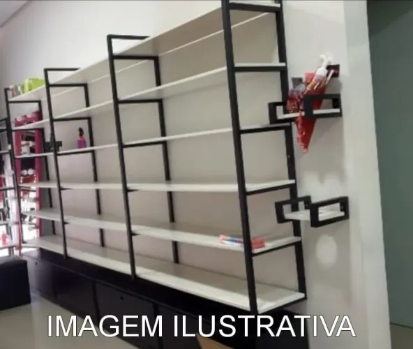 Estrutura de Metalon, para prateleiras.