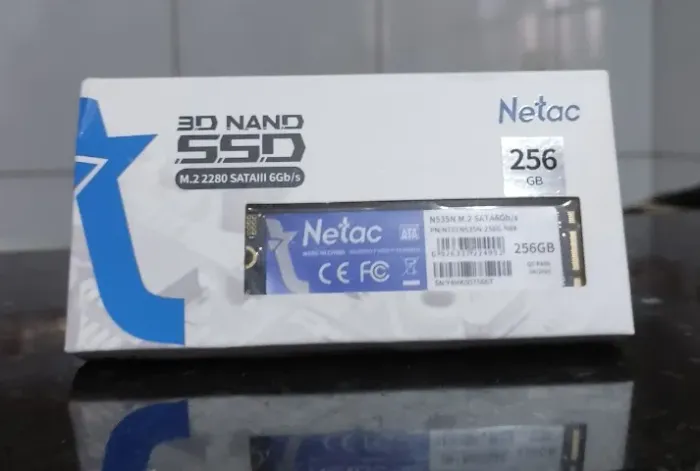 SSD NETAC 256GB M.2 - NOVO, LACRADO