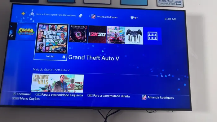 PlayStation 4 1TB - Completo e Impecável!