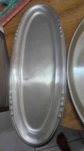 Bandejas de inox, 30 anos de uso