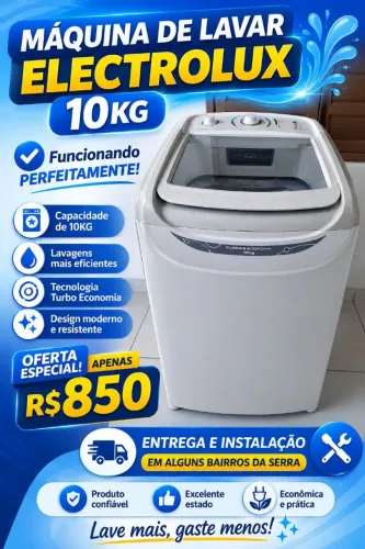 Maquina de lavar Electrolux 10kg