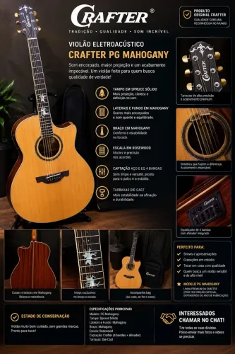 Violão Crafter PG MAHOGANY