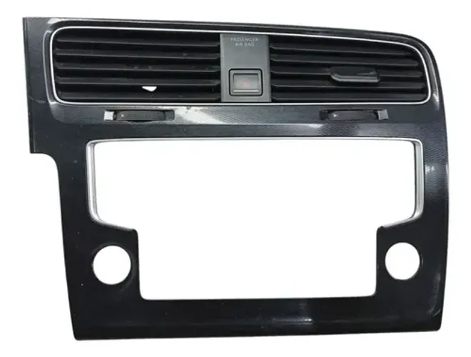 Moldura Difusor de Ar Central para VW Golf GTI 2.0 Turbo 2015 com Detalhes