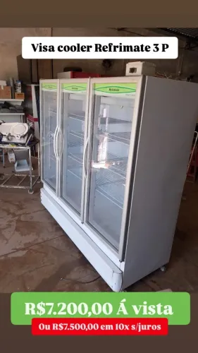 Visa cooler Refrimate 3P usado 3 meses de garantia