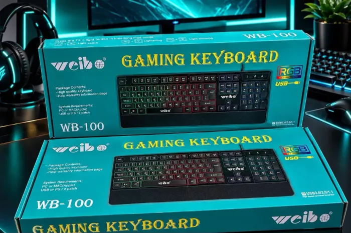 Teclado Game Com Fio - Entrega Grátis