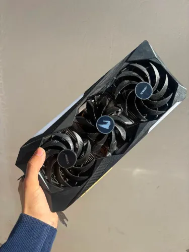 Placa de Vídeo RTX 3070 Ti AORUS Master 8GB GDDR6X Gigabyte RGB 2.0( Olx pay envio)