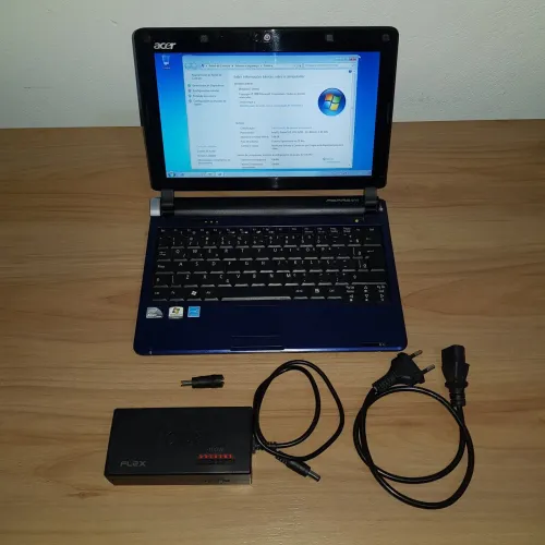 Netbook Acer Aspire One ( Windows 7 Starter, Tela 10.1" ( 1024x600 ), 2GB RAM, 160GB HD )