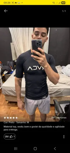 Rashguard para jiu-jitsu tam M e G