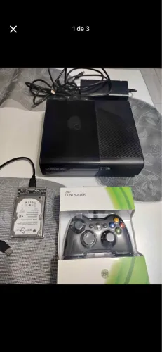 Xbox 360 desbloqueado + 40 jogos + 1 controle