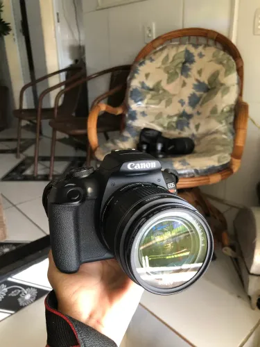 Câmera T7 + Lentes + 2 Baterias