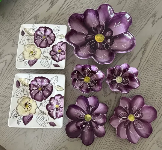 Conjunto Pier 1 Imports Lily - Cerâmica Importada