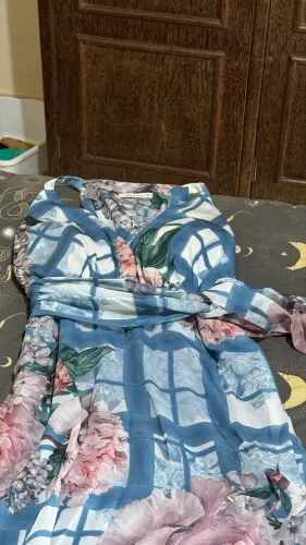 Vestido de festa azul tamanho 44