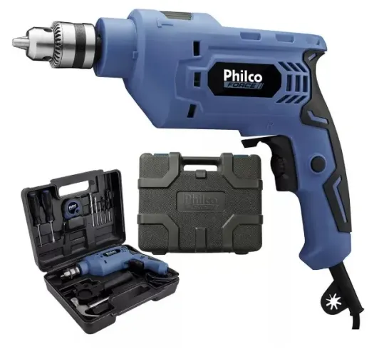 Kit Furadeira de Impacto Philco Force 650W - 110V