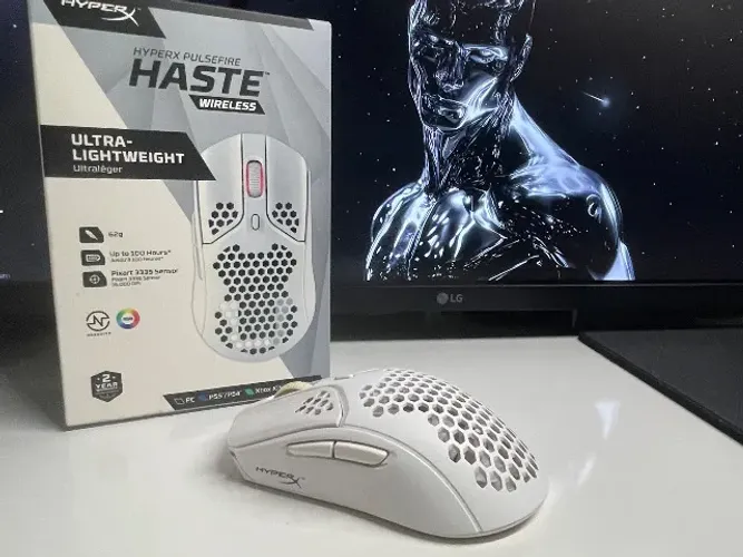 Hyperx Pulsefire Haste Wirelless Branco
