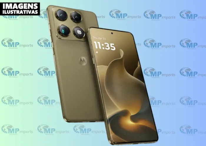 Loja MP Imports: Smartphone Motorola Signature 5G Verde Oliva, 512GB, 12GB RAM