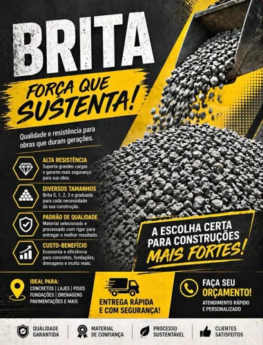 BRITAS E CASCALHO DIRETO DA PEDREIRA 