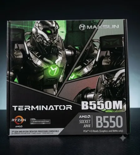 Placa Mãe MAXSUN B550M MS-Terminator, Chipset B550, AMD AM4, mATX, DDR4