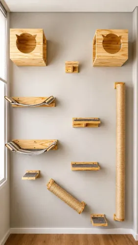 Playground Suspenso para Gatos - Feito Sob Medida