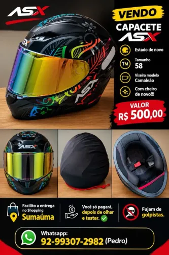 Capacete ASX city