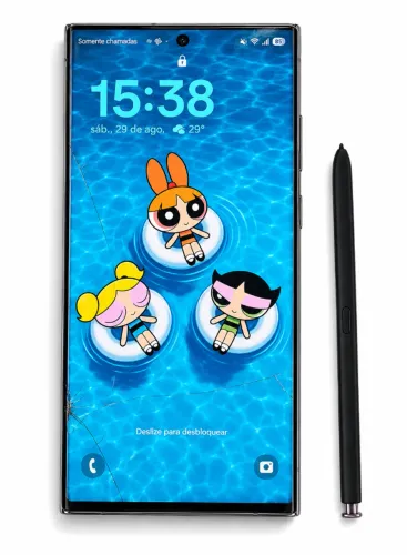 Samsung Galaxy S23 Ultra 5G 512 GB Violeta 12 GB RAM Com Detalhe na Tela
