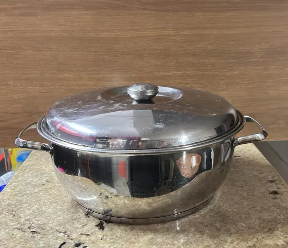 PANELAS E ESCORREDOR DE ARROZ EM AÇO INOX TRAMONTINA PARA FOGÃO NORMAL E INDUÇÃO