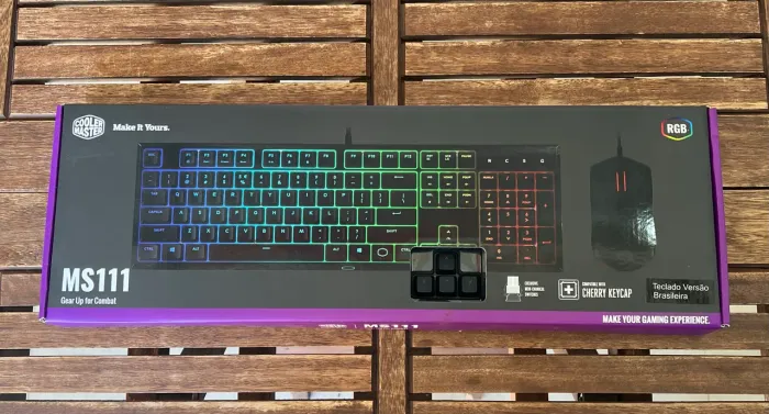 Teclado mecânico gamer Cooler Master MS111