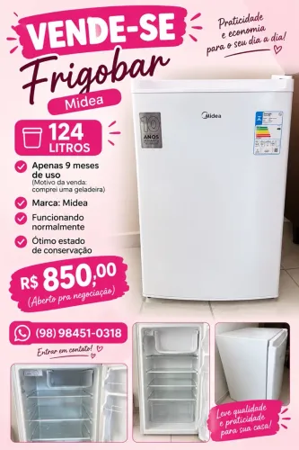 Frigobar 124 litros
