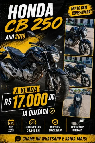 Vendo moto CB 250