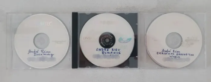 3 DVDs do Maestro André Rieu
