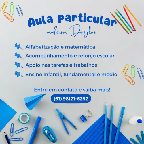 Reforço e acompanhamento escolar 
